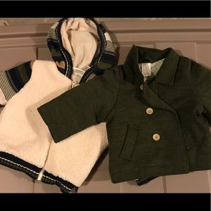 Sweatshirt and jacket
